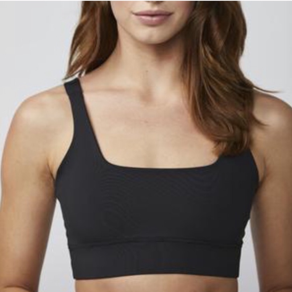 NWT DYI Square Neck Bra, Black Small